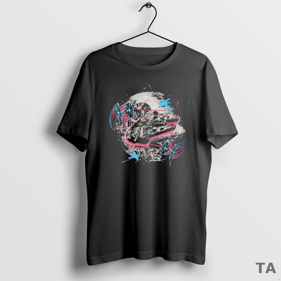 Top Great Galactic Battle Space Millennium Falcon - Adult & Kids T-Shirts, Sweatshirts & Hoodies apparel design preview 1