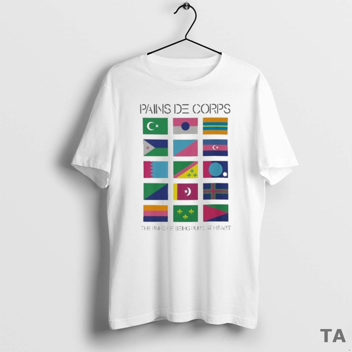 Top Pains Being Pure Heart De Corps - Adult & Kids T-Shirts, Sweatshirts & Hoodies apparel design preview 1