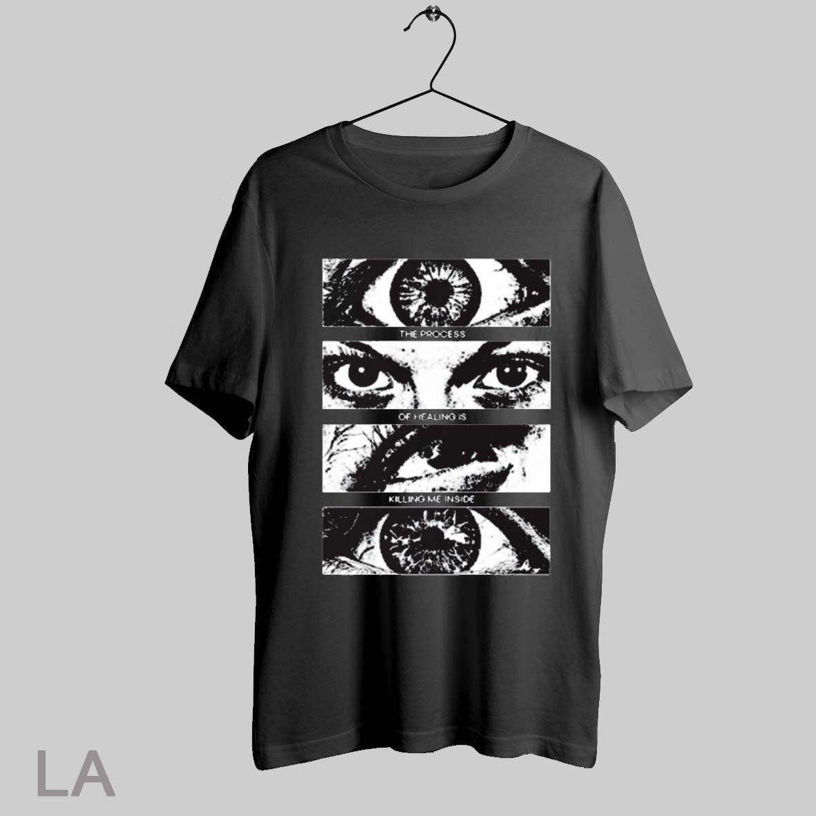 Top The Process Of Healing Is Killing Me Inside Eye - Adult & Kids T-Shirts, Sweatshirts & Hoodies apparel design preview 1
