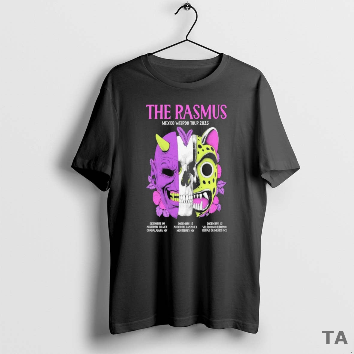 Top Rasmus Dec 10 2025 Tour Auditorio Telmex - Adult & Kids T-Shirts, Sweatshirts & Hoodies apparel design preview 1