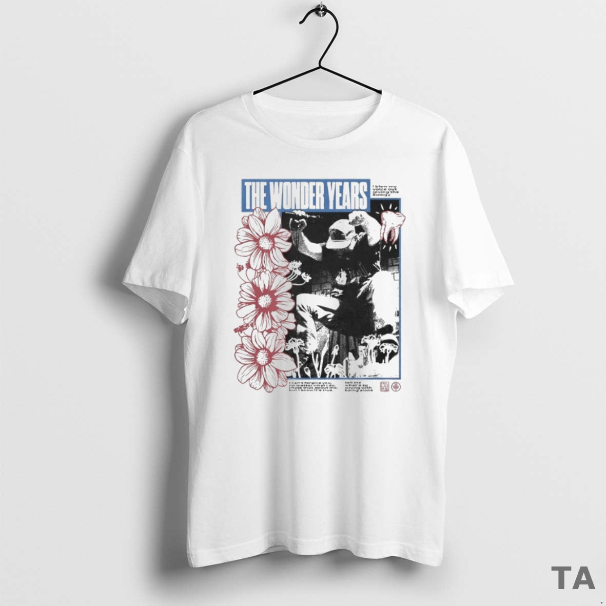 Top Wonder Years Being Alone I Blew My Voice Out - Adult & Kids T-Shirts, Sweatshirts & Hoodies apparel design preview 1