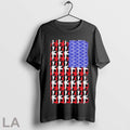 Top Usa Guns And Bullets Flag - Adult & Kids T-Shirts, Sweatshirts & Hoodies apparel design preview 1