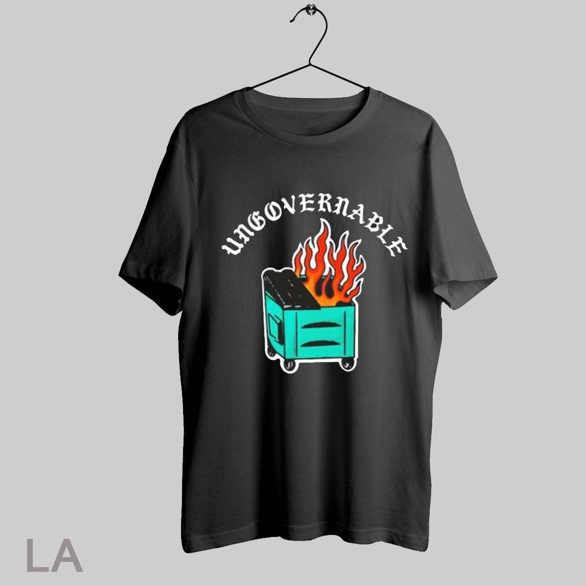 Top Ungovernable Dumpster Fire - Adult & Kids T-Shirts, Sweatshirts & Hoodies apparel design preview 1