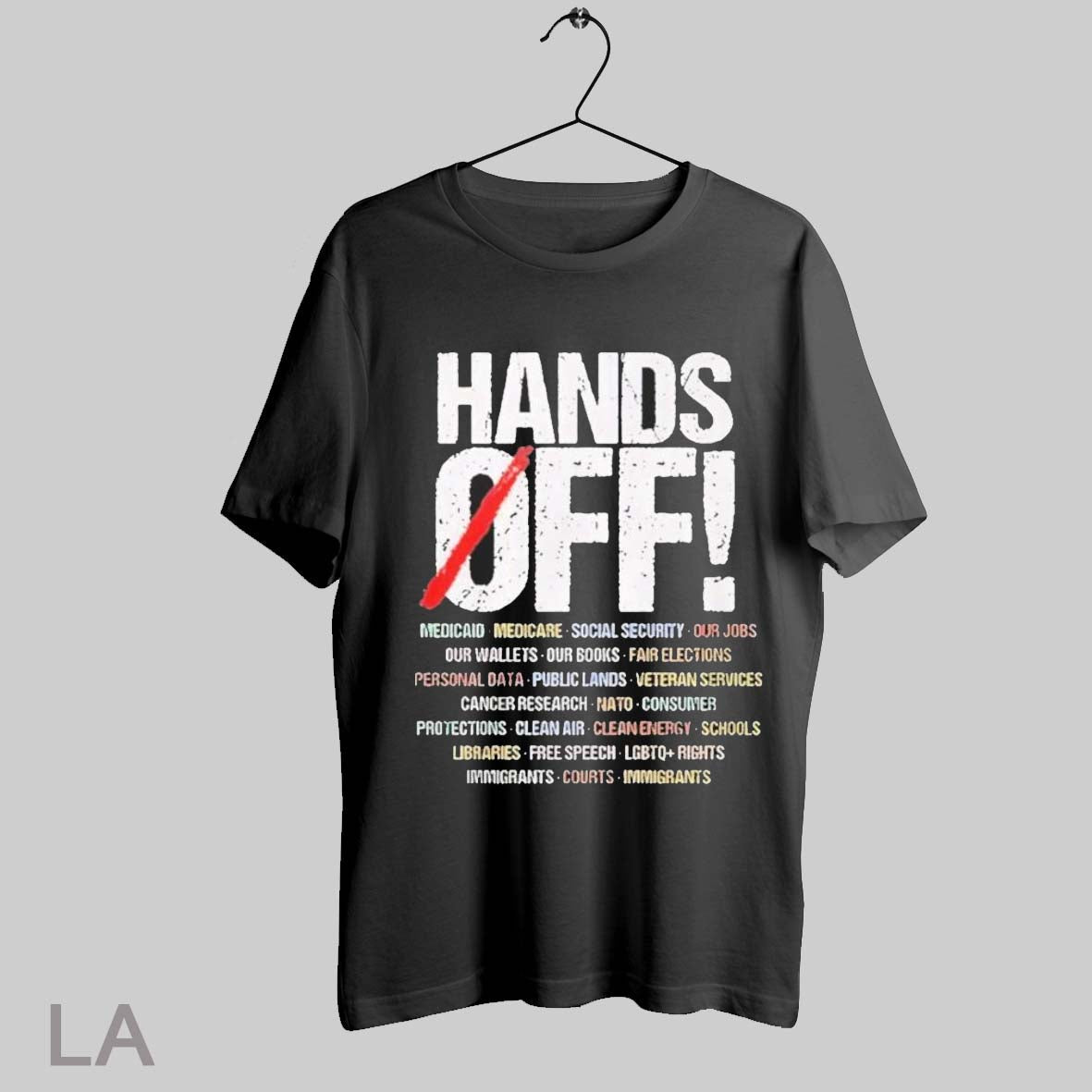 Top Vintage Hands Off Medicaid Medicare Social - Adult & Kids T-Shirts, Sweatshirts & Hoodies apparel design preview 1