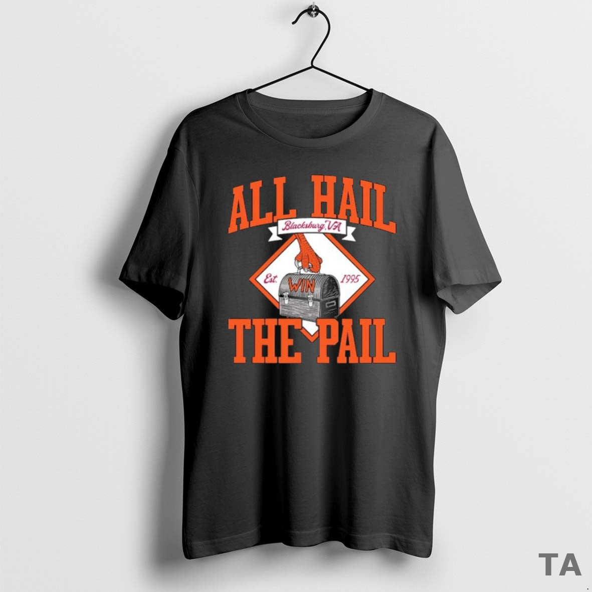 Top Virginia Tech Hokies All Hail Pail Est 1995 - Adult & Kids T-Shirts, Sweatshirts & Hoodies apparel design preview 1