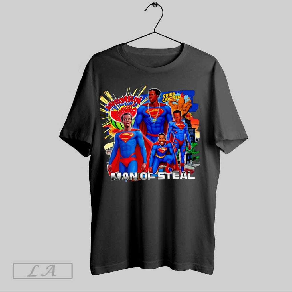 Top Watermelon Fried Chicken Man Of Steal - Adult & Kids T-Shirts, Sweatshirts & Hoodies apparel design preview 1