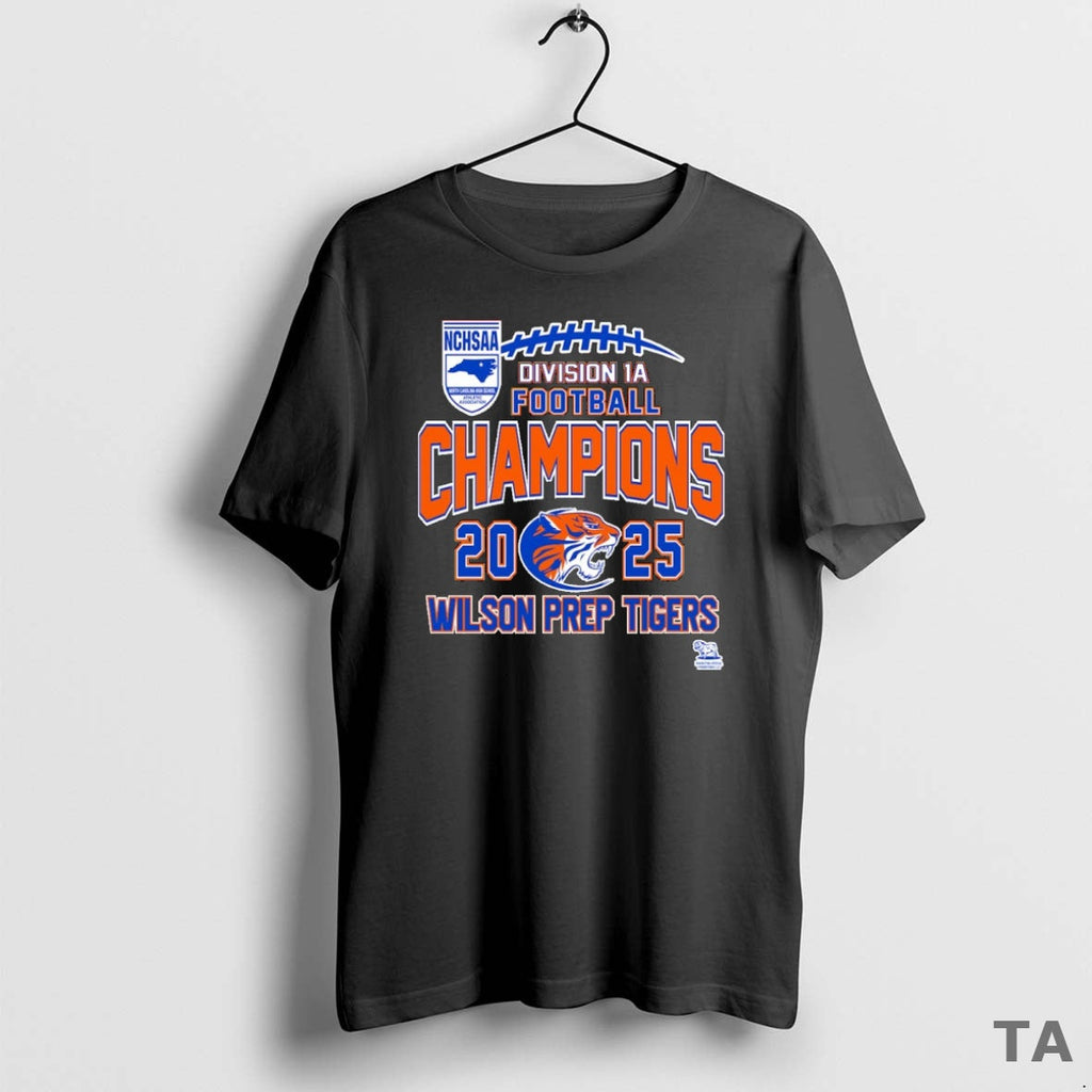 Top Wilson Prep Tigers Nchsaa Division 1a Football - Adult & Kids T-Shirts, Sweatshirts & Hoodies apparel design preview 1