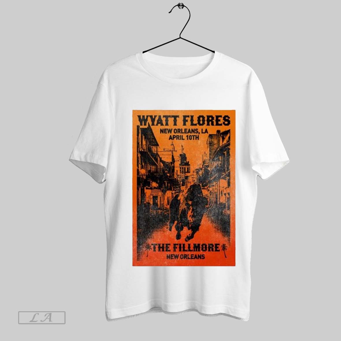 Top Wyatt Flores 10th April 2025 New Orleans La The - Adult & Kids T-Shirts, Sweatshirts & Hoodies apparel design preview 1