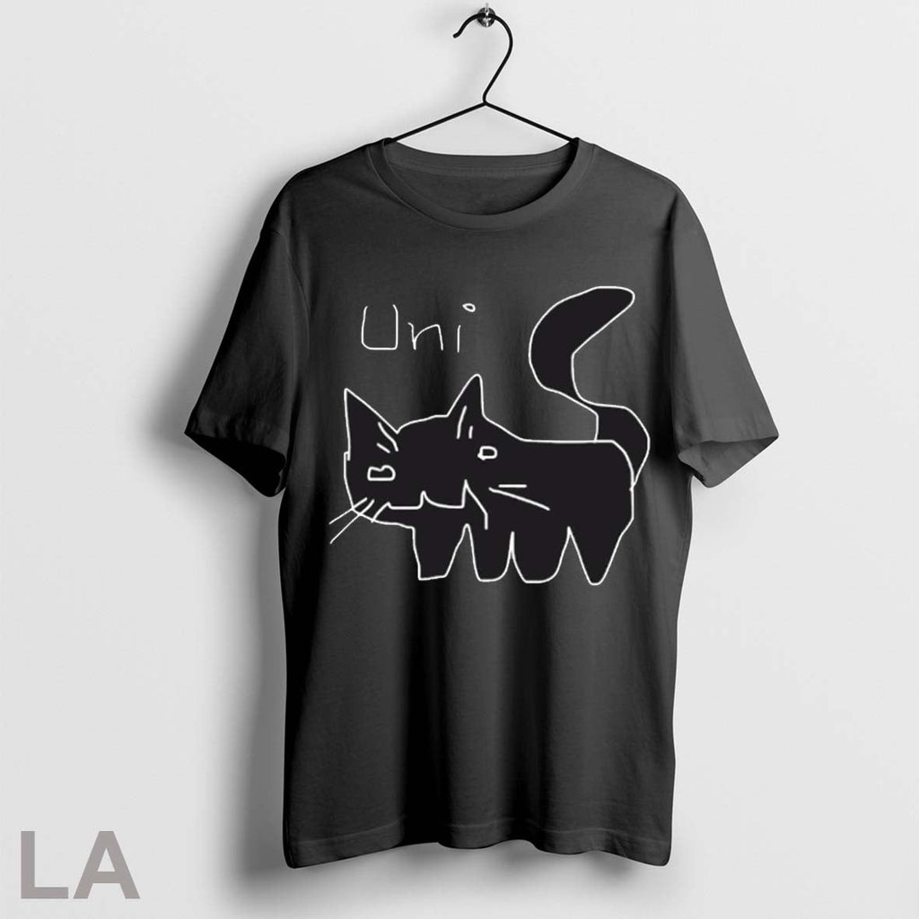 Top Youni Uni Doodle Cat - Adult & Kids T-Shirts, Sweatshirts & Hoodies apparel design preview 1