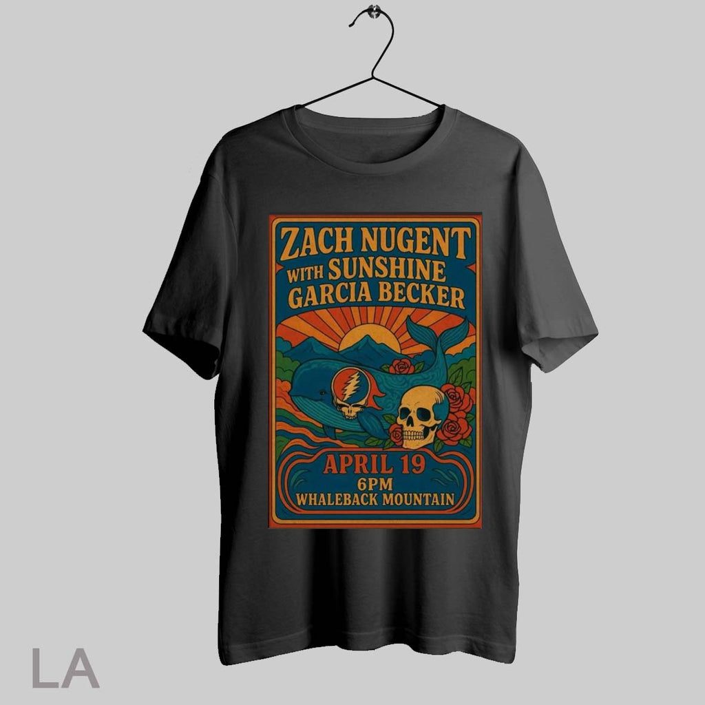 Top Zach Nugent With Sunshine Garcia Becker April 19 - Adult & Kids T-Shirts, Sweatshirts & Hoodies apparel design preview 1
