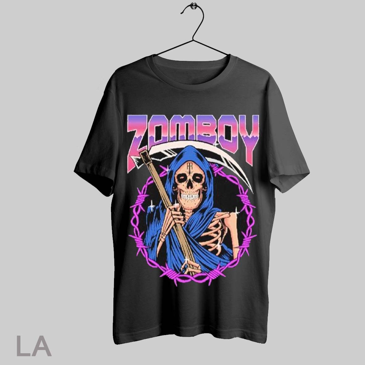 Top Zomboy Rott N Roll Reaper - Adult & Kids T-Shirts, Sweatshirts & Hoodies apparel design preview 1