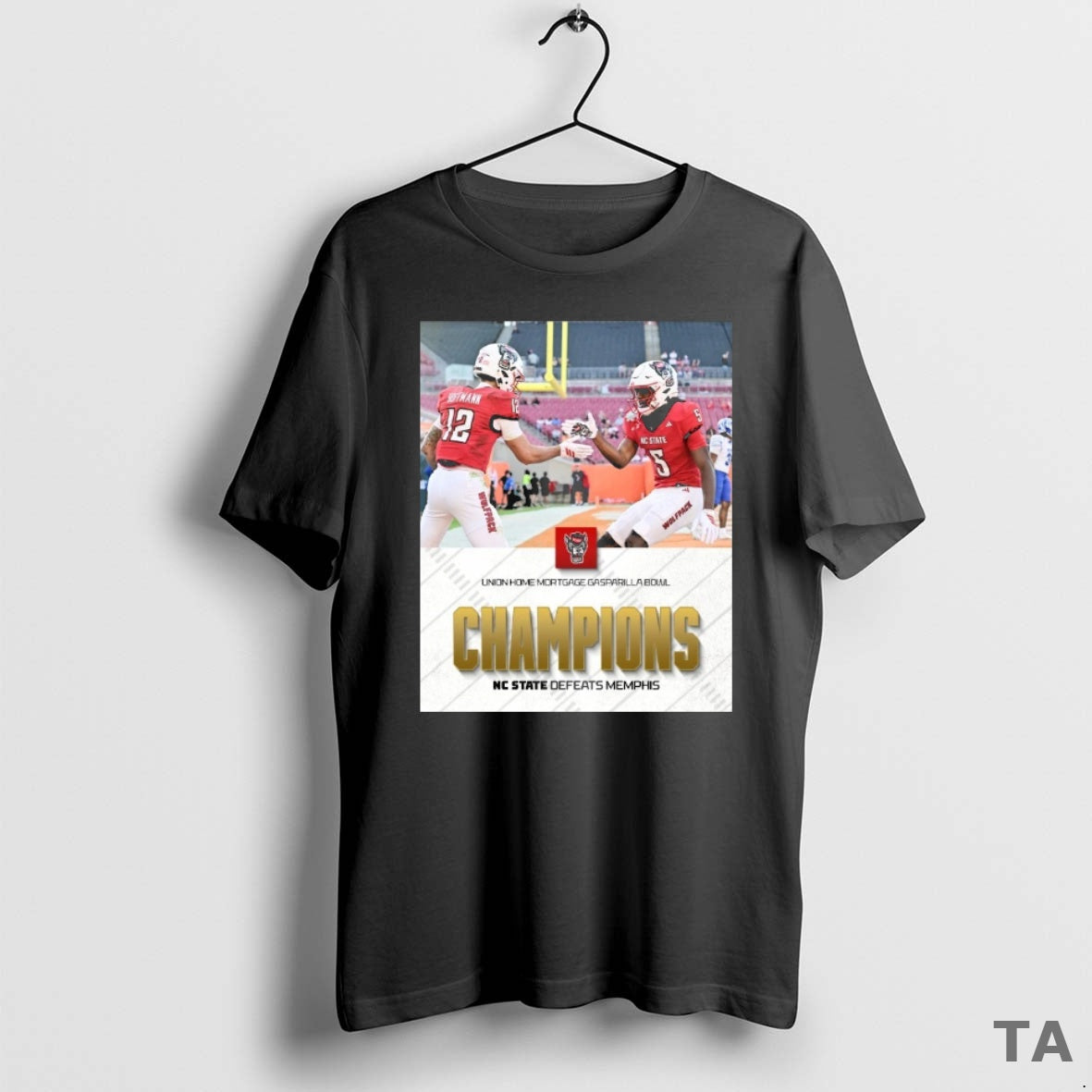 Top Nc State Wolfpack Defeated Memphis Tigers 2025 - Adult & Kids T-Shirts, Sweatshirts & Hoodies apparel design preview 1