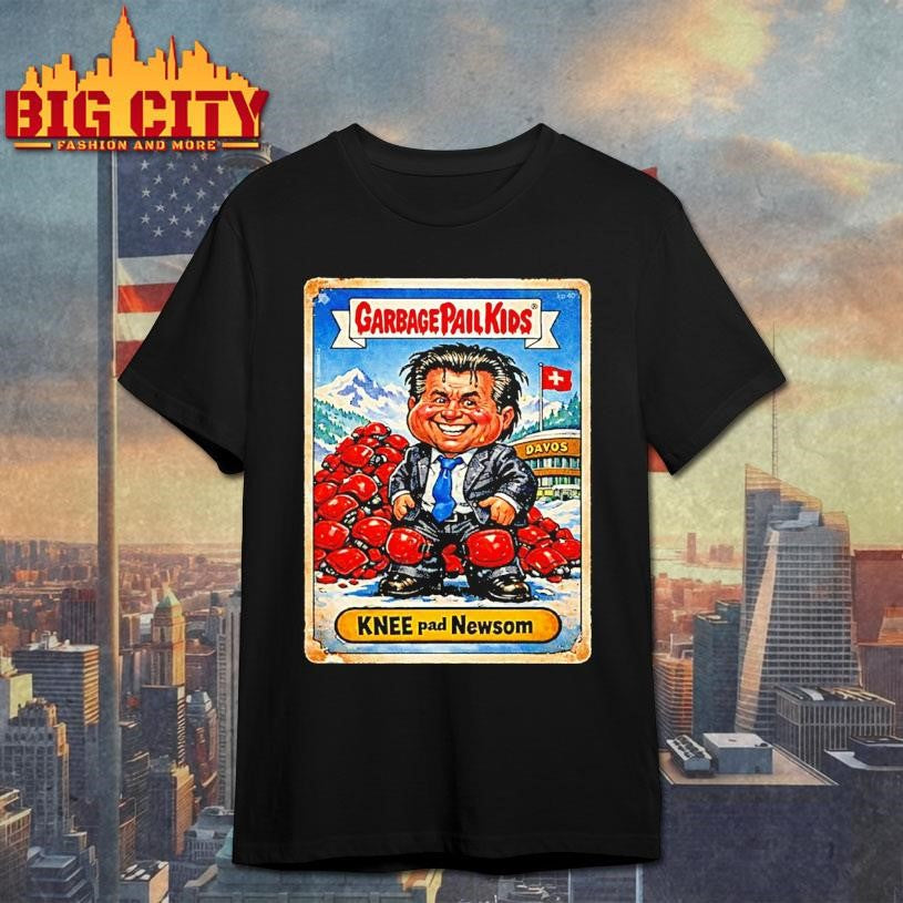 Topps Garbage Pail Kids Knee Pad Newsom - Adult & Kids T-Shirts, Sweatshirts & Hoodies apparel design preview 1