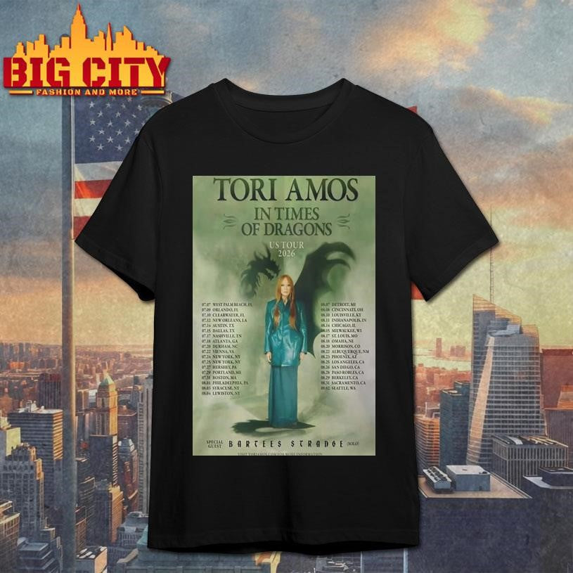Tori Amos Aug 25 2026 Greek Theatre Los Angeles CA - Adult & Kids T-Shirts, Sweatshirts & Hoodies apparel design preview 1