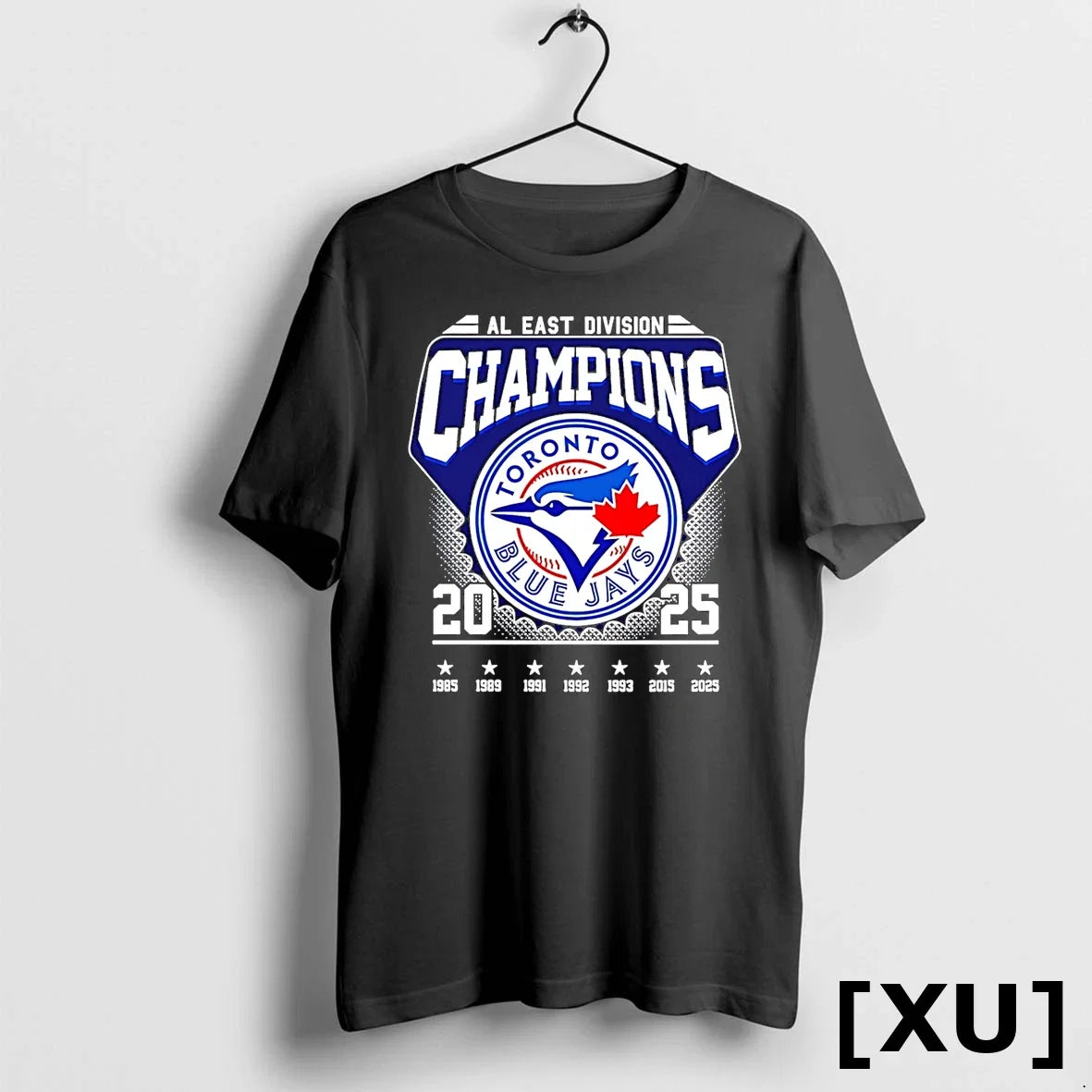 Toronto Blue Jays 2025 Al East Division Champions - Adult & Kids T-Shirts, Sweatshirts & Hoodies apparel design preview 1