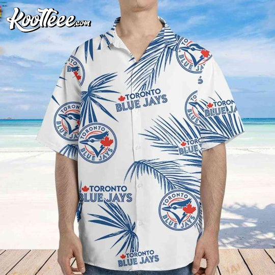 Toronto Blue Jays MLB Palm Leaves Hawaiian - Adult & Kids T-Shirts, Sweatshirts & Hoodies apparel design preview 1