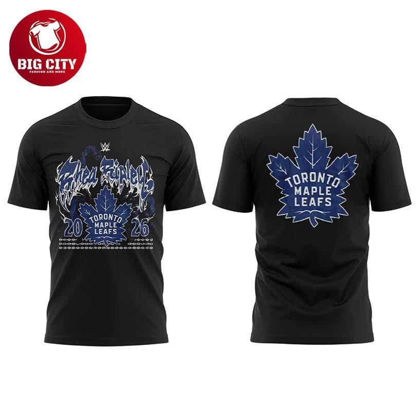 Toronto Maple Leafs Co-Branded 2026 Rhea Ripley Two - Adult & Kids T-Shirts, Sweatshirts & Hoodies apparel design preview 1