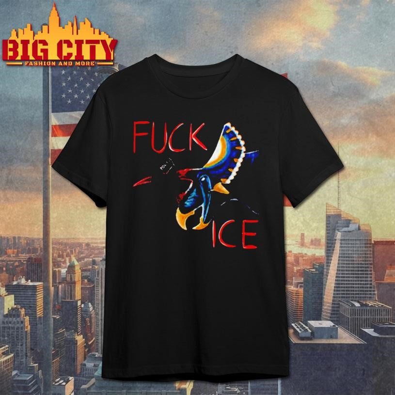 Torosaurus Latus Says Fuck Ice - Adult & Kids T-Shirts, Sweatshirts & Hoodies apparel design preview 1