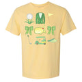 Tournament Golf Collage Comfort Colors 'NLB' - Adult & Kids T-Shirts, Sweatshirts & Hoodies apparel design preview 1