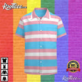 Transgender Pride Flag LGBTQ Rainbow Hawaiian - Adult & Kids T-Shirts, Sweatshirts & Hoodies apparel design preview 1