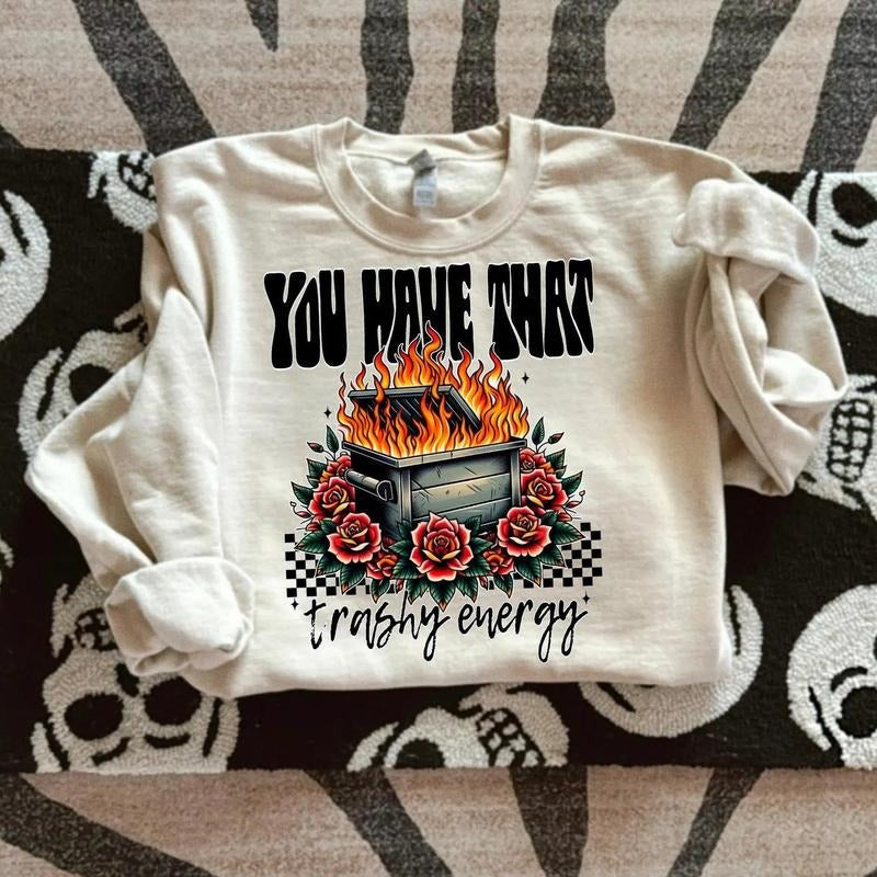 Trash Energy DTF Transfers THIS IS NOT - Adult & Kids T-Shirts, Sweatshirts & Hoodies apparel design preview 1