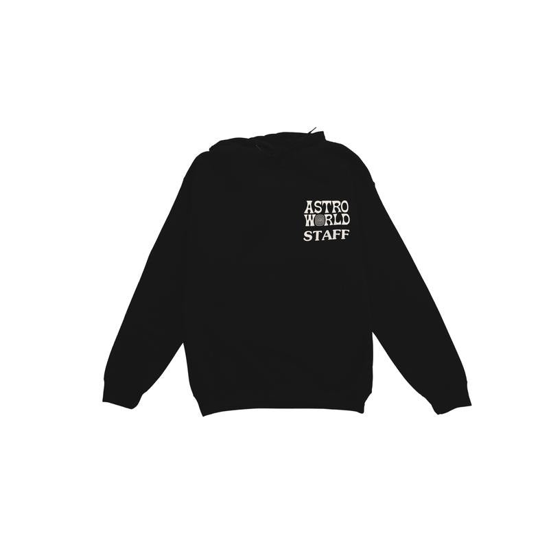 Travis Scott Astroworld Staff Black 2018 (83665 117) - Adult & Kids T-Shirts, Sweatshirts & Hoodies apparel design preview 1