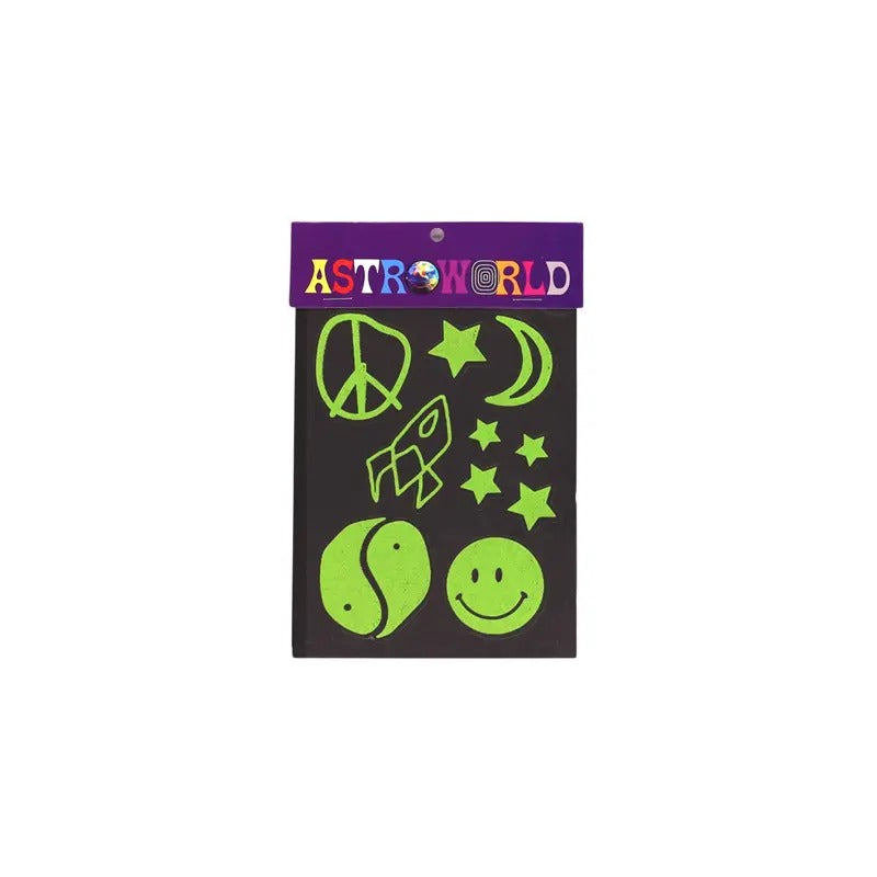 Travis Scott Astroworld Stargazing Sticker Pack Multi - Adult & Kids T-Shirts, Sweatshirts & Hoodies apparel design preview 1