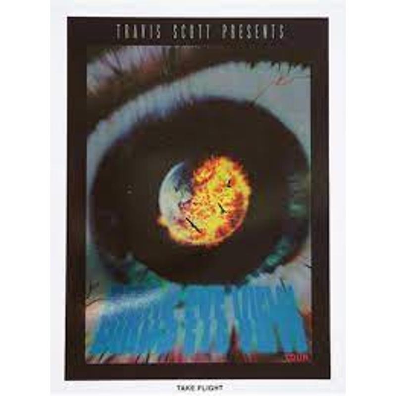 Travis Scott Take Flight Poster Multi - Adult & Kids T-Shirts, Sweatshirts & Hoodies apparel design preview 1