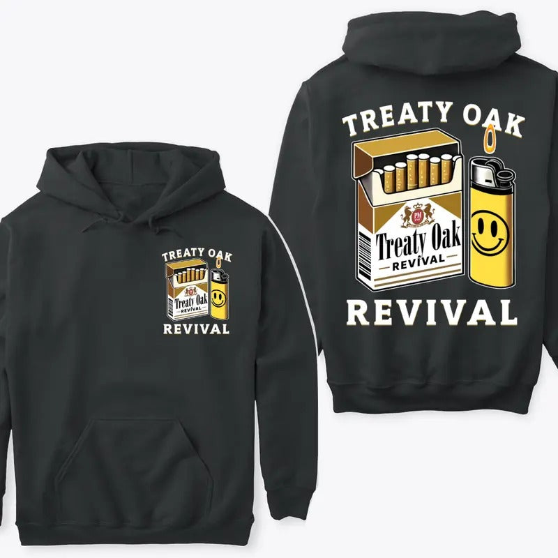 Treaty Oak Revival Bold Cigarette Pack Lighter 2 - Adult & Kids T-Shirts, Sweatshirts & Hoodies apparel design preview 1