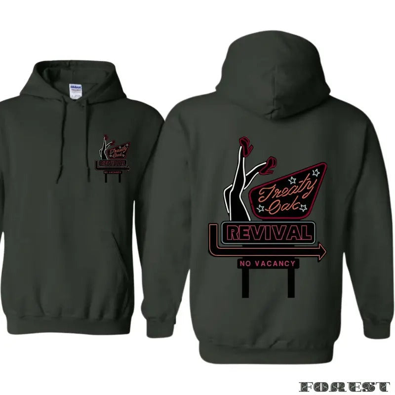 Treaty Oak Revival Retro Sign Iconic Legs Bold Unique - Adult & Kids T-Shirts, Sweatshirts & Hoodies apparel design preview 1