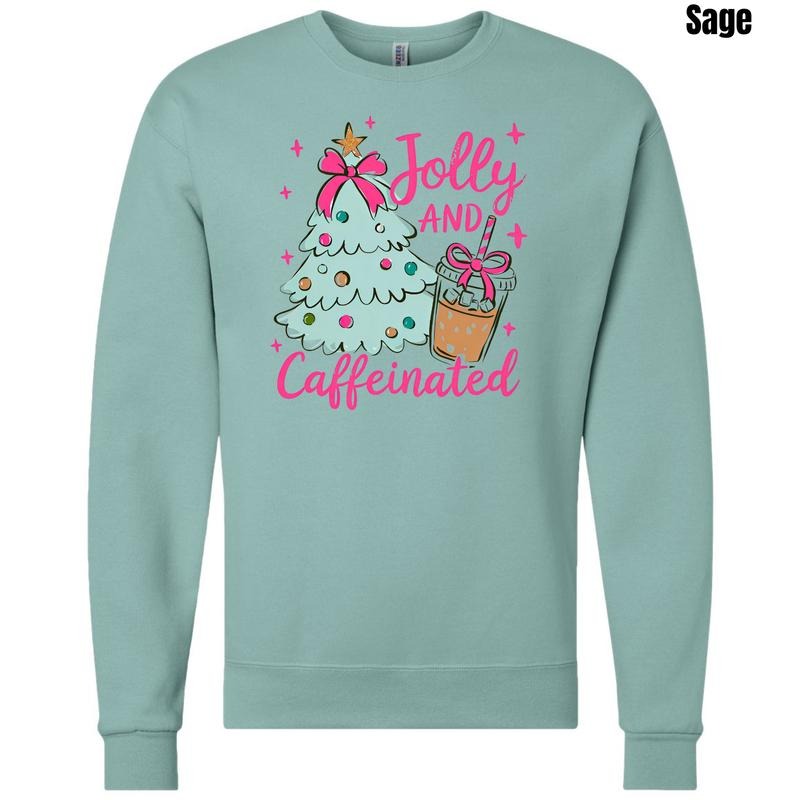 Tree Jolly Caffeinated 'NLB' - Adult & Kids T-Shirts, Sweatshirts & Hoodies apparel design preview 1