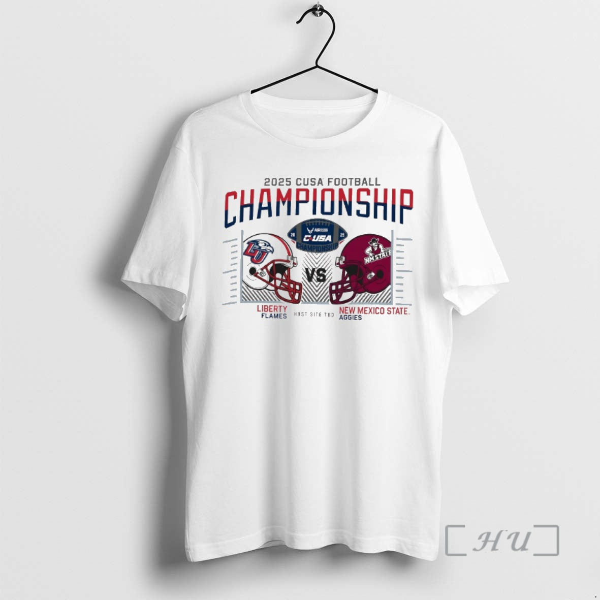 Trending 2025 Cusa Conference Usa Football - Adult & Kids T-Shirts, Sweatshirts & Hoodies apparel design preview 1