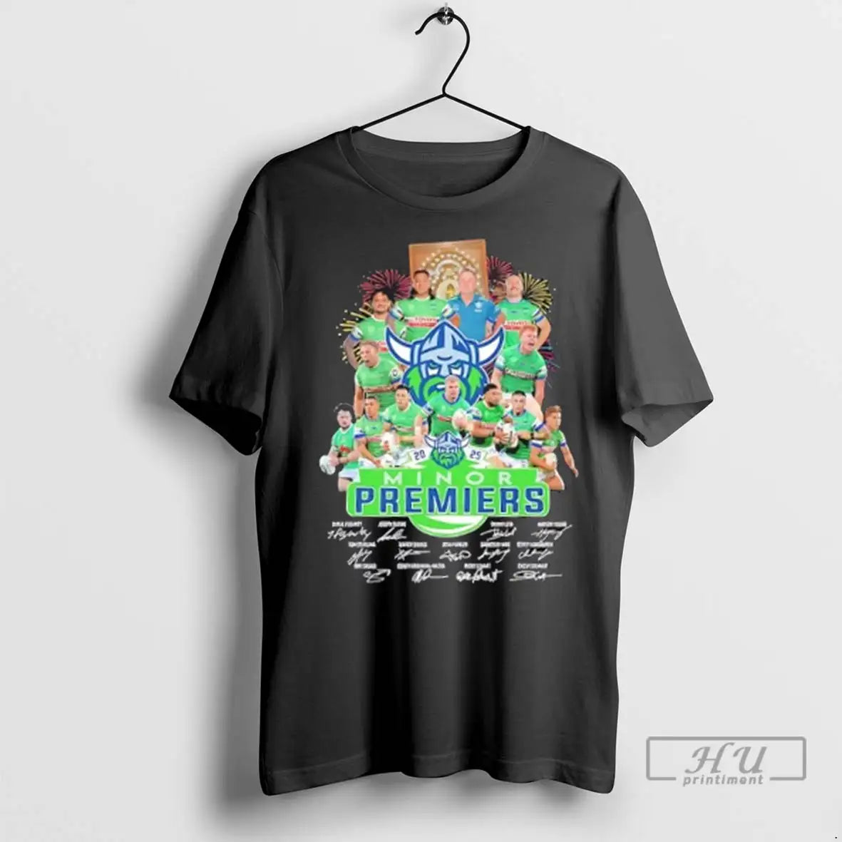 Trending 2025 Minor Premiers Canberra Raiders All - Adult & Kids T-Shirts, Sweatshirts & Hoodies apparel design preview 1