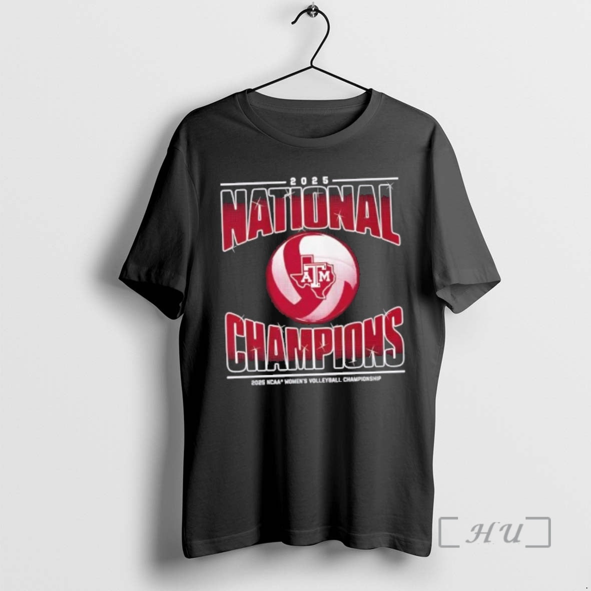Trending 2025 Ncaa Texas Am Volleyball 25 National - Adult & Kids T-Shirts, Sweatshirts & Hoodies apparel design preview 1