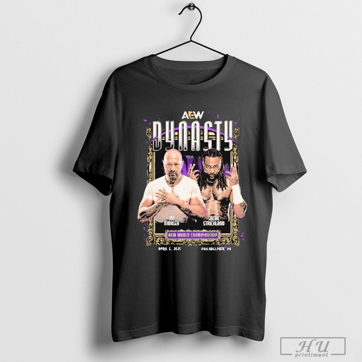 Trending Aew Dynasty 2025 Matchup Jon Moxley Vs - Adult & Kids T-Shirts, Sweatshirts & Hoodies apparel design preview 1