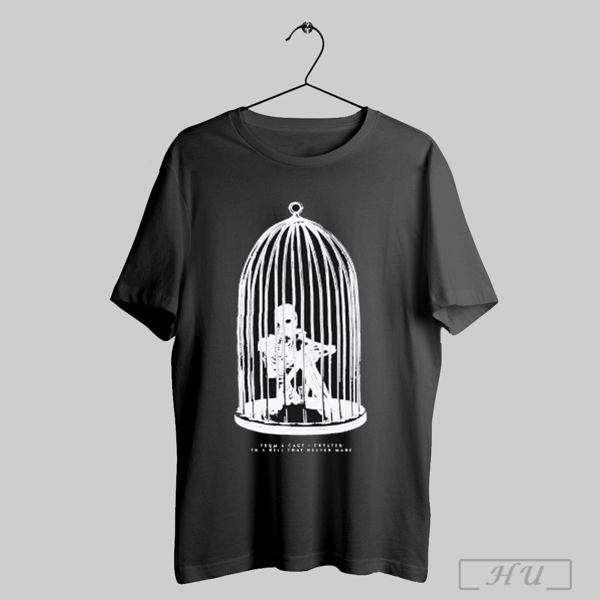 Trending Asking Alexandria From A Cage I Created To - Adult & Kids T-Shirts, Sweatshirts & Hoodies apparel design preview 1