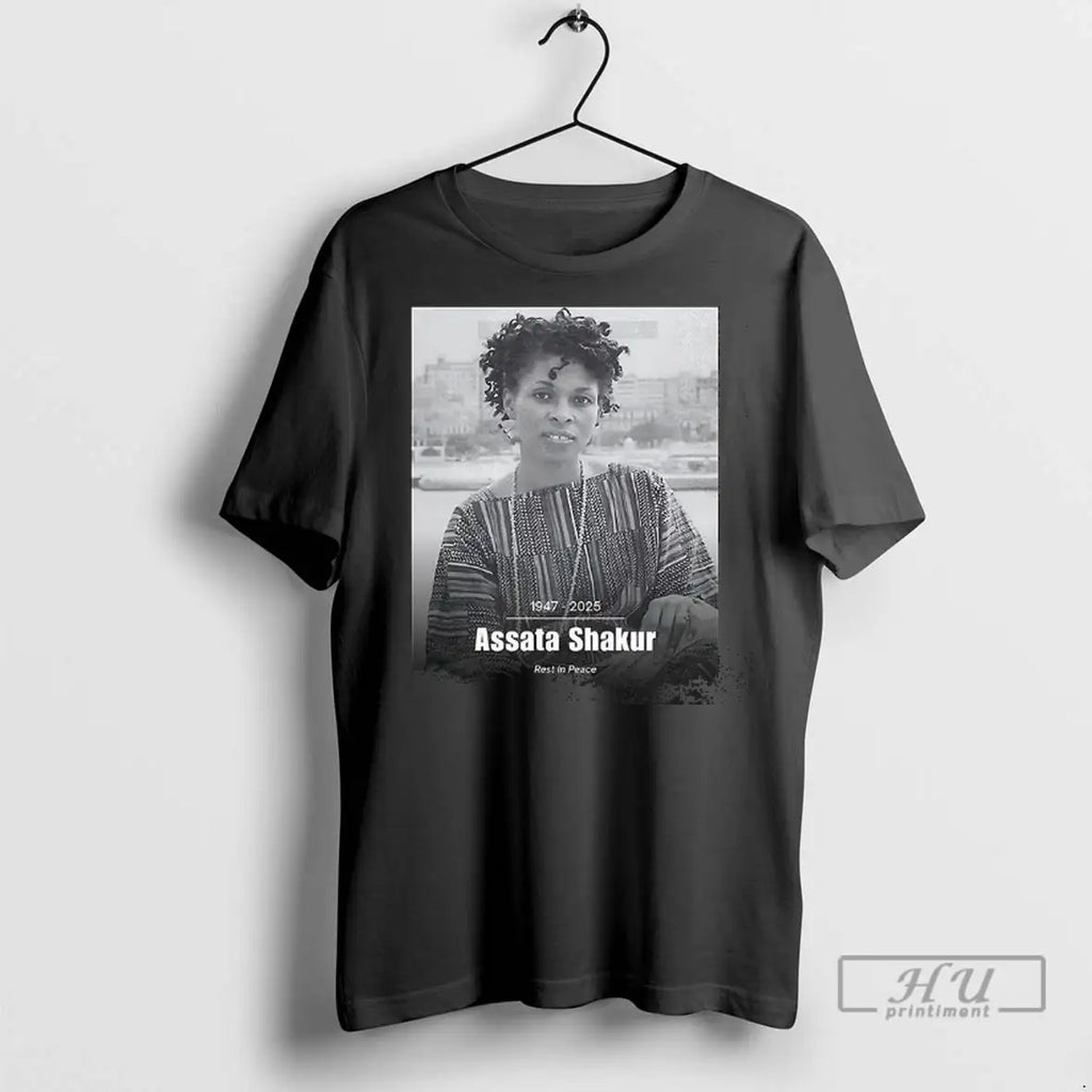 Trending Assata Shakur Rest In Paece 1947 2025 - Adult & Kids T-Shirts, Sweatshirts & Hoodies apparel design preview 1
