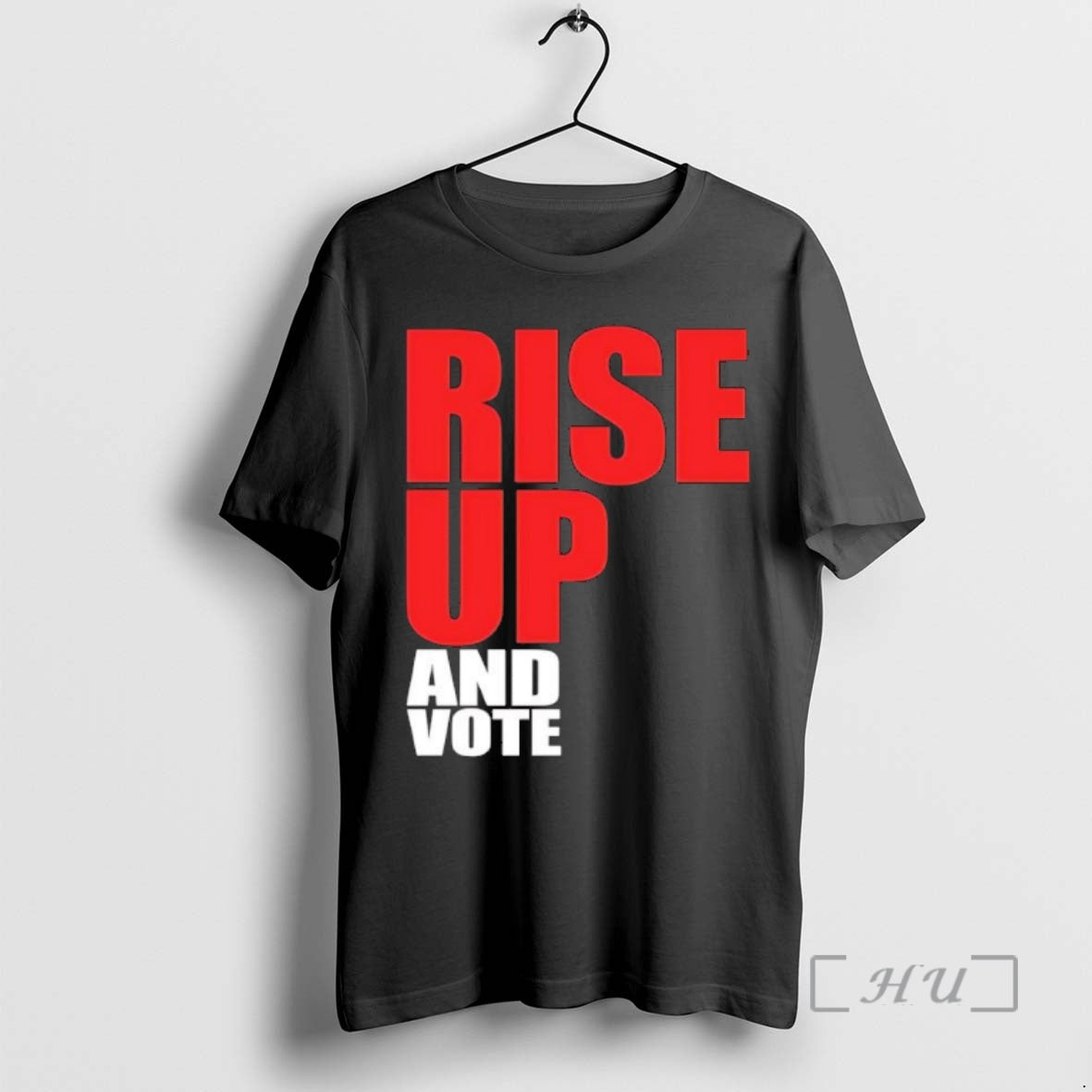 Trending Atlanta Falcons Rise Up Vote Black - Adult & Kids T-Shirts, Sweatshirts & Hoodies apparel design preview 1