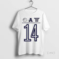 Trending Aubrey Basketball Number 14 Ball Basket Icon - Adult & Kids T-Shirts, Sweatshirts & Hoodies apparel design preview 1