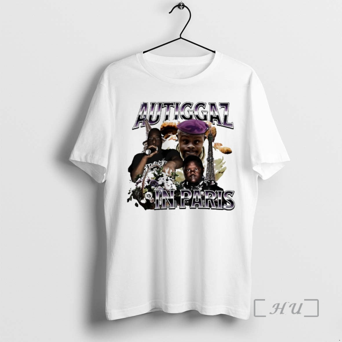 Trending Autiggaz Paris 90s Bootleg - Adult & Kids T-Shirts, Sweatshirts & Hoodies apparel design preview 1