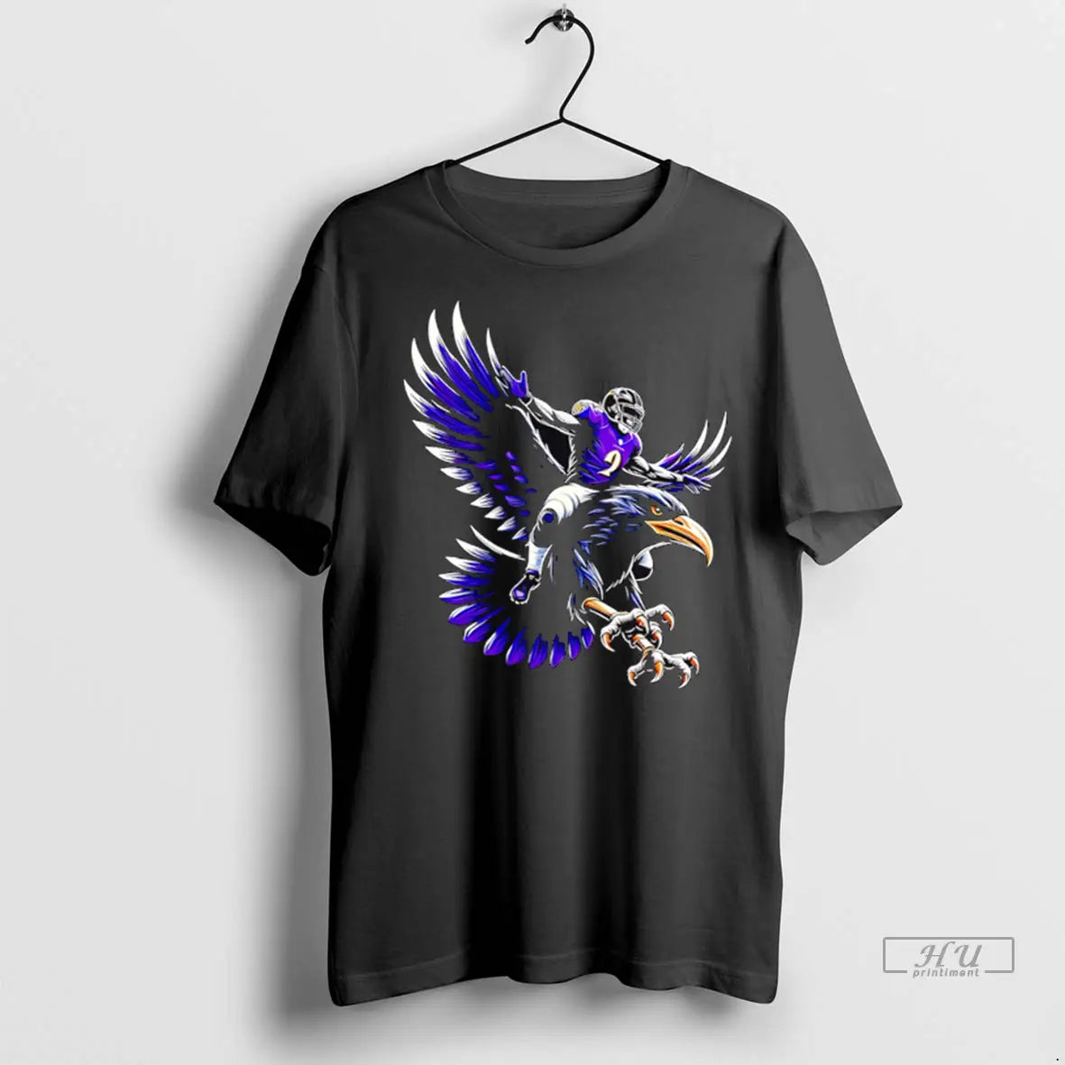Trending Baltimore Ravens Gridiron Style Purple Grit - Adult & Kids T-Shirts, Sweatshirts & Hoodies apparel design preview 1