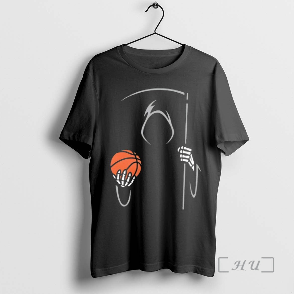 Trending Basketball Reaper - Adult & Kids T-Shirts, Sweatshirts & Hoodies apparel design preview 1