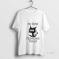 Trending Black Cat Im Done Peopling Today - Adult & Kids T-Shirts, Sweatshirts & Hoodies apparel design preview 1