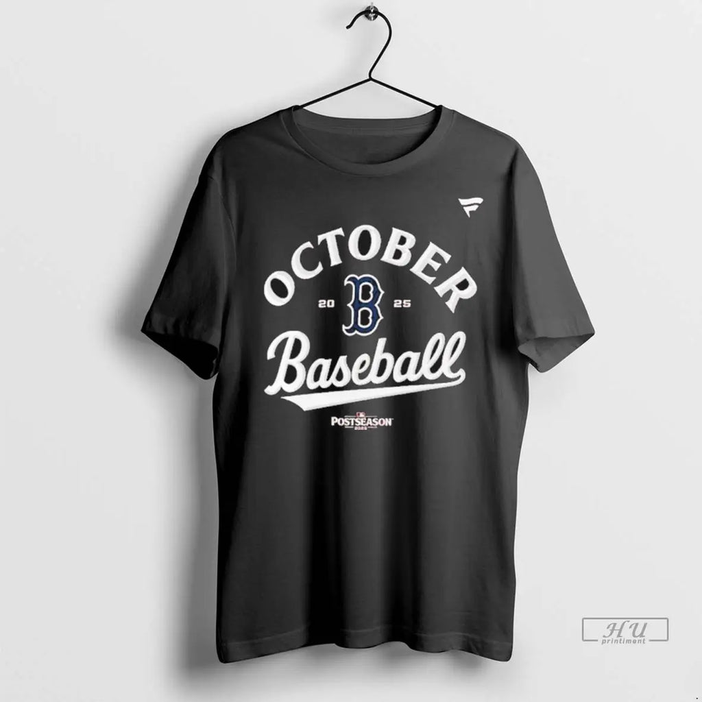 Trending Boston Red Sox October Baseball Al Wild Card - Adult & Kids T-Shirts, Sweatshirts & Hoodies apparel design preview 1