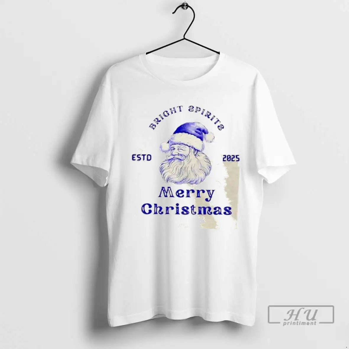 Trending Bright Spirits Merry Christmas Estd 2025 - Adult & Kids T-Shirts, Sweatshirts & Hoodies apparel design preview 1