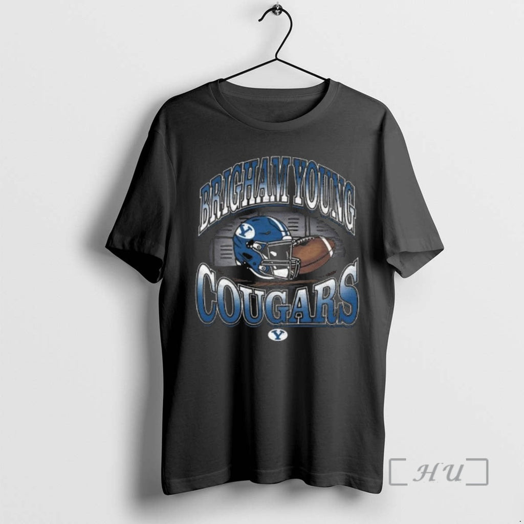 Trending Byu Cougars Football Helmet - Adult & Kids T-Shirts, Sweatshirts & Hoodies apparel design preview 1