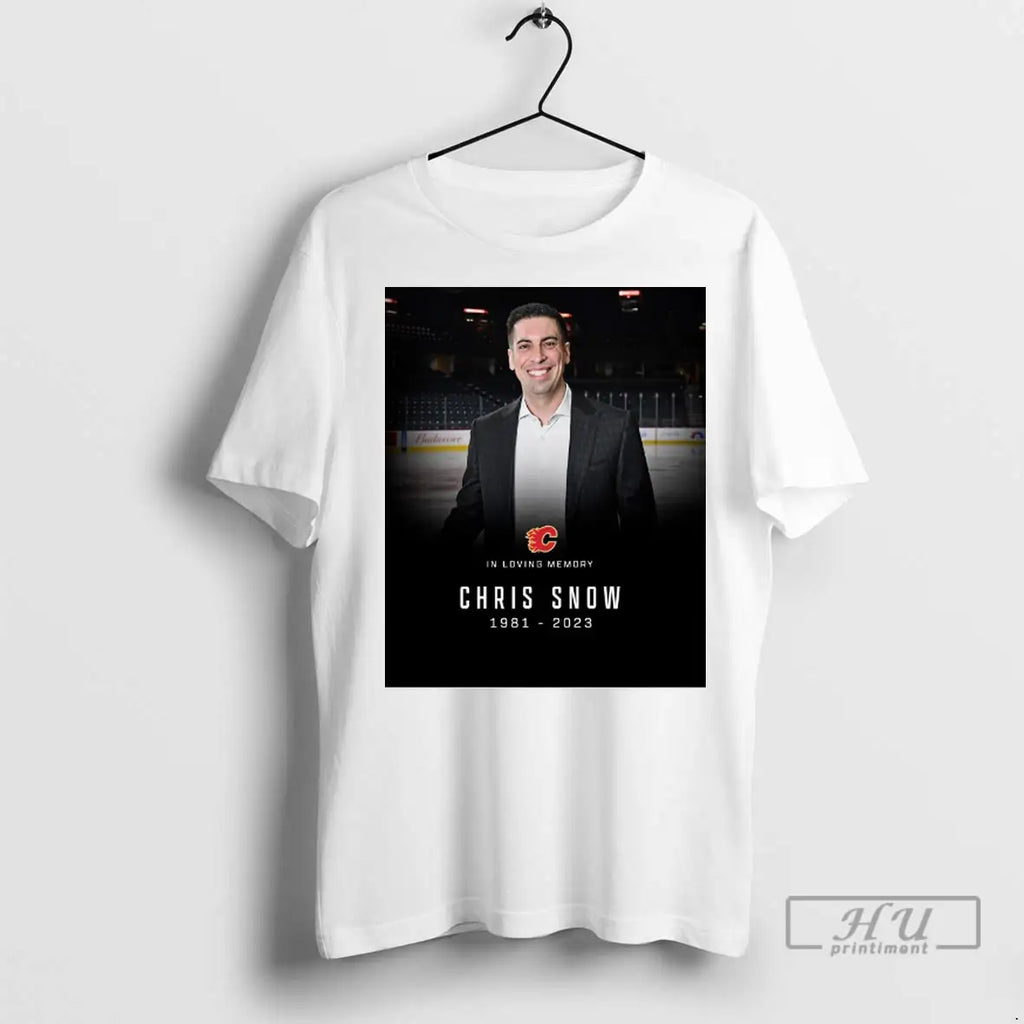 Trending Calgary Flames In Loving Memory Chris Snow - Adult & Kids T-Shirts, Sweatshirts & Hoodies apparel design preview 1