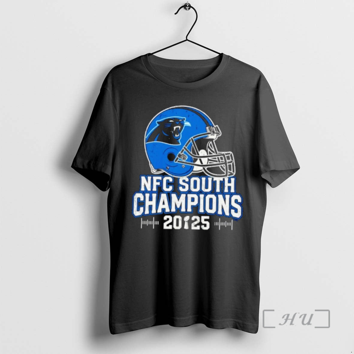 Trending Carolina Panthers Nfc South 2025 Champions - Adult & Kids T-Shirts, Sweatshirts & Hoodies apparel design preview 1