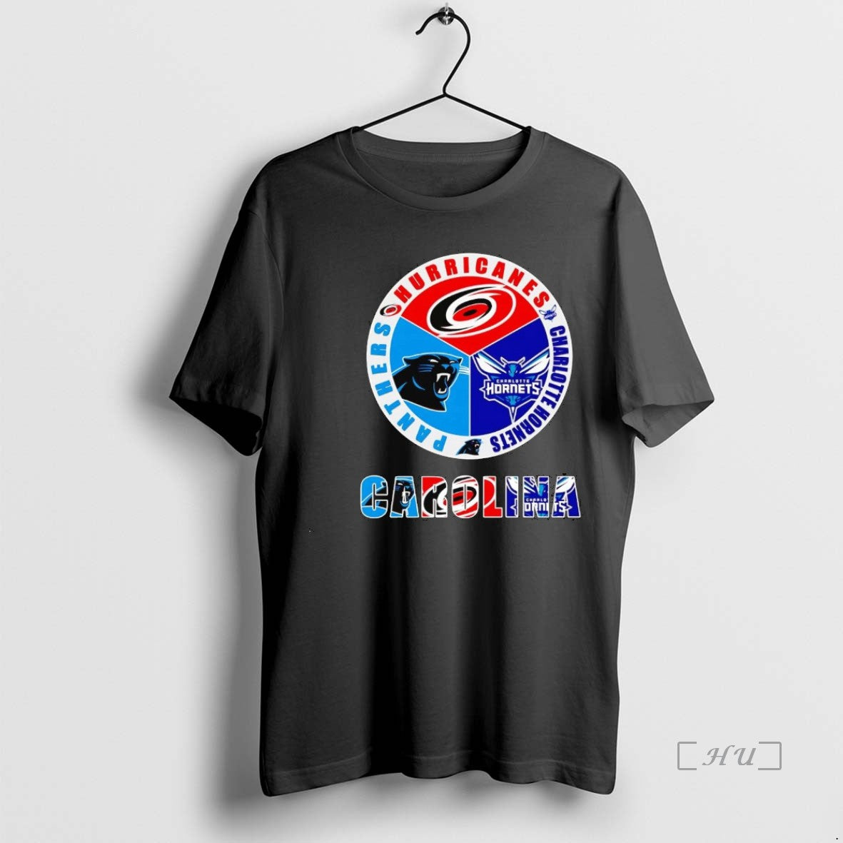 Trending Carolina Sports Teams Logo Hurricanes - Adult & Kids T-Shirts, Sweatshirts & Hoodies apparel design preview 1