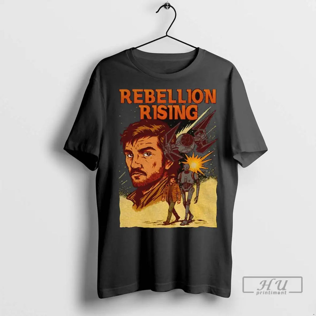 Trending Cassian Andor And K 2so Rebellion Rising - Adult & Kids T-Shirts, Sweatshirts & Hoodies apparel design preview 1